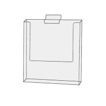 Slatwall Mount, 8½”W