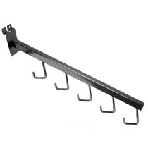 STANDARD DUTY 16" WATERFALL 3/4" TUBE WITH 5 HOOKS