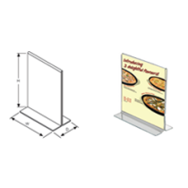 T-Style Acrylic Sign Holder