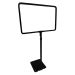 Metal Sign Frame w/ Adj. Stem, 7"H x 11"W, MSFS-711